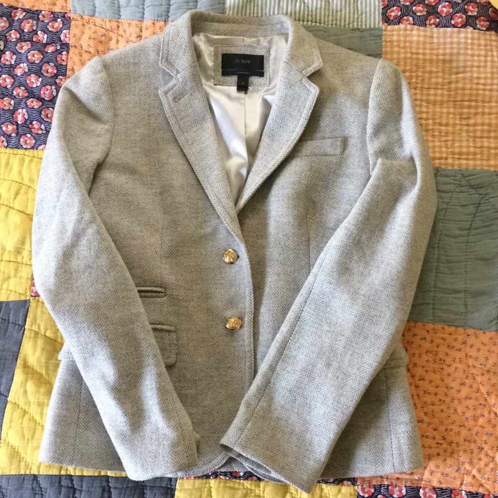 Grey wool Schoolboy Blazer